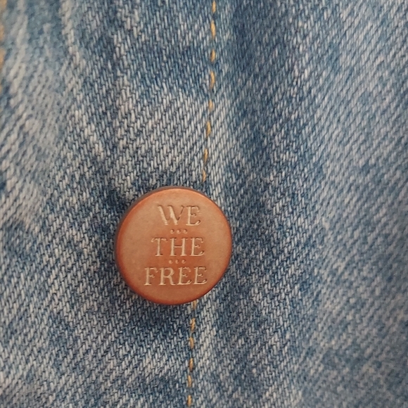 Free People Light Blue Jean Jacket - Picture 4 of 6